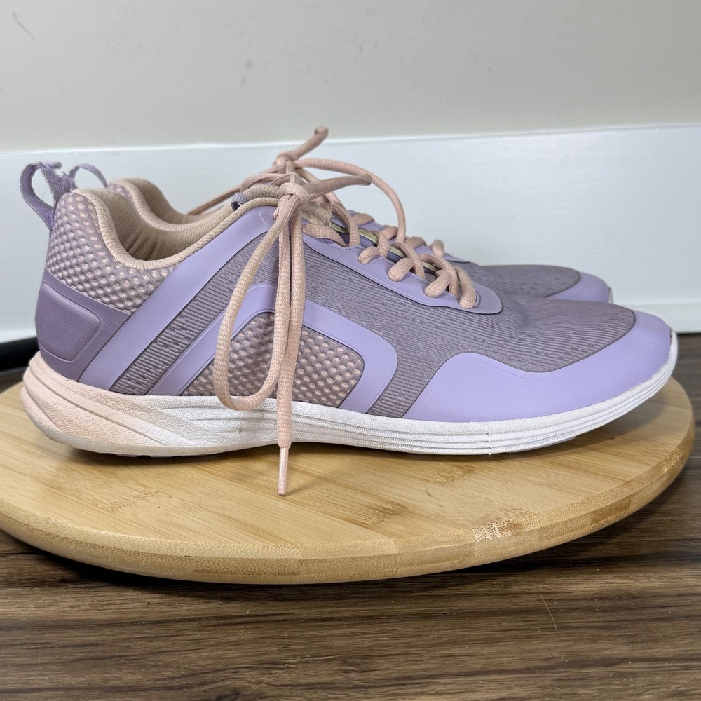 Vionic Jojo Ombre Sneakers Women 9.5 Purple Pink Orthotic Walking Athlesure Gym